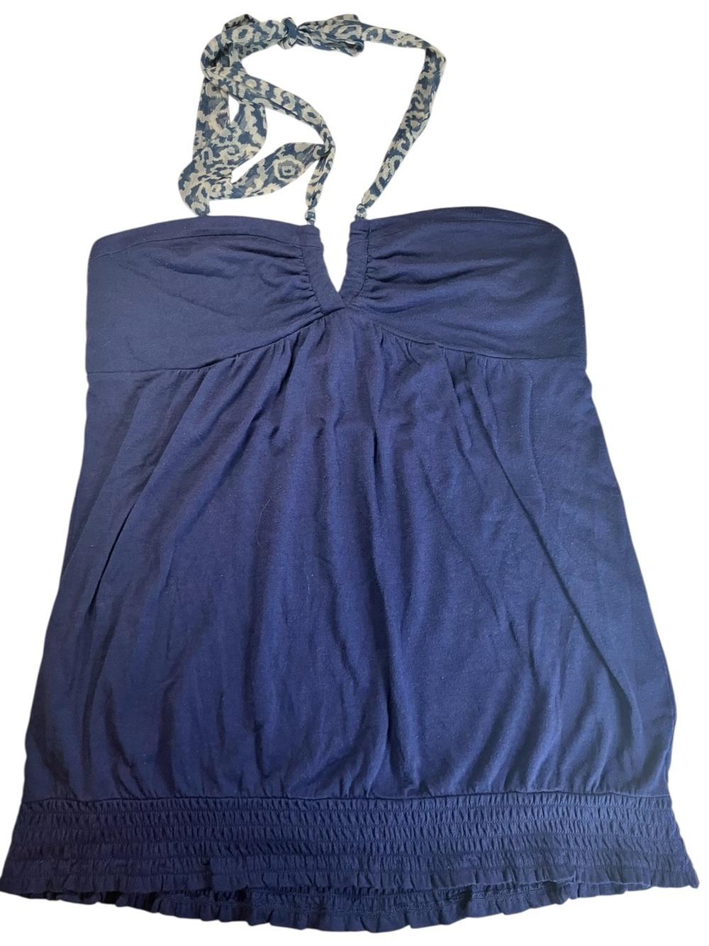 AMERICAN EAGLE OUTFITERS navy blue Halter Tube Top